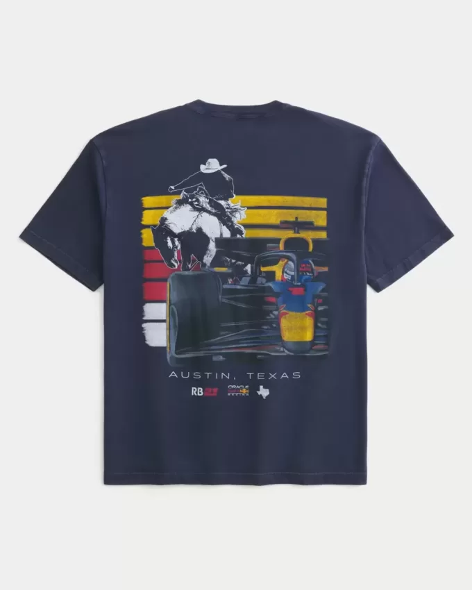 Tricou grafic Boxy Oracle Red Bull Racing Tricou grafic Boxy Oracle Red Bull Racing