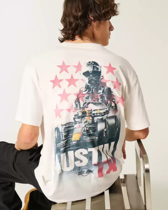 Tricou grafic Boxy Oracle Red Bull Racing Tricou grafic Boxy Oracle Red Bull Racing