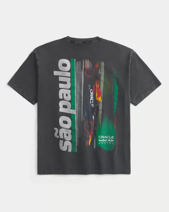 Tricou grafic Boxy Oracle Red Bull Racing Tricou grafic Boxy Oracle Red Bull Racing