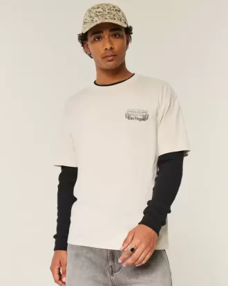 Tricou grafic Boxy Park Street Pawn