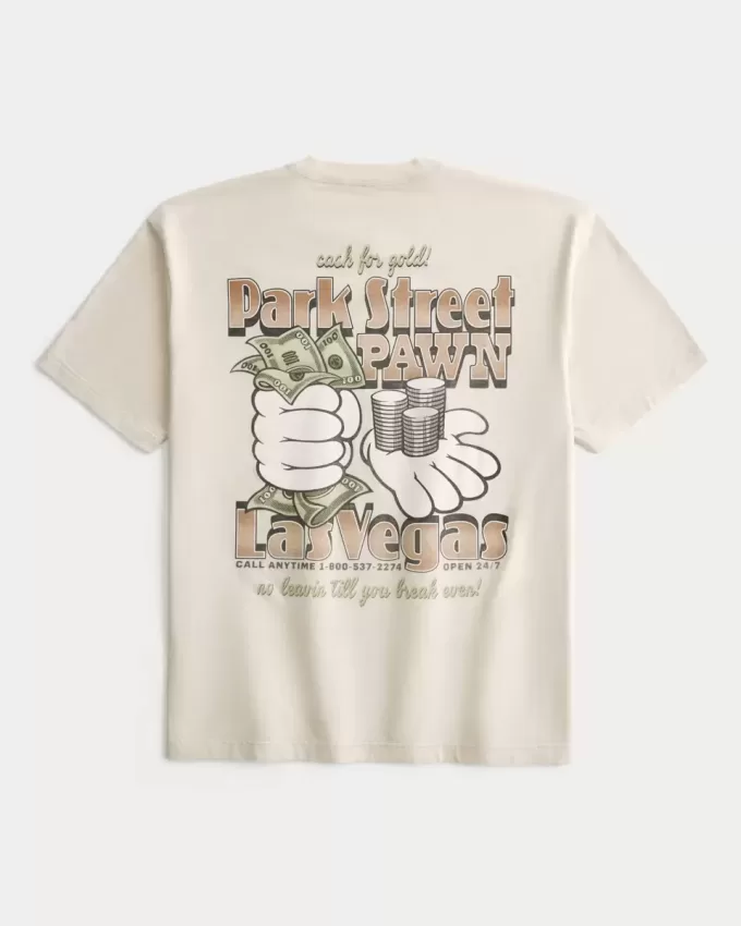 Tricou grafic Boxy Park Street Pawn Tricou grafic Boxy Park Street Pawn