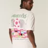 Tricou grafic boxy pentru Cupa Mondială FIFA Mexic 1986