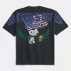 Tricou grafic boxy Snoopy SUA Tricou grafic boxy Snoopy SUA