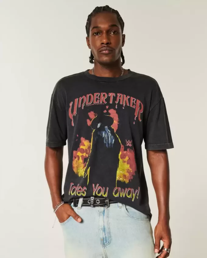 Tricou grafic Boxy Undertaker Tricou grafic Boxy Undertaker