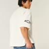 Tricou grafic Chevrolet Baggy Heavyweight Crop