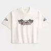 Tricou grafic Chevrolet Baggy Heavyweight Crop