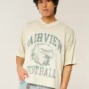 Tricou grafic de fotbal Boxy Crop Fairview Tricou grafic de fotbal Boxy Crop Fairview