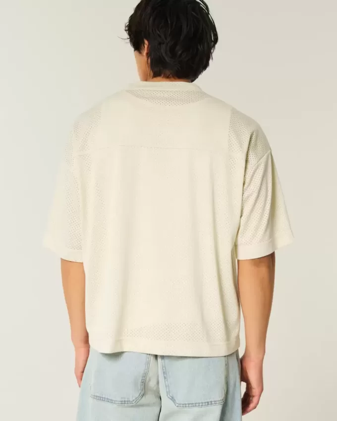 Tricou grafic de fotbal Boxy Crop Fairview Tricou grafic de fotbal Boxy Crop Fairview