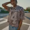 Tricou grafic Dodge Boxy Crop Camo Tricou grafic Dodge Boxy Crop Camo
