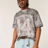 Tricou grafic Dodge Boxy Crop Camo Tricou grafic Dodge Boxy Crop Camo
