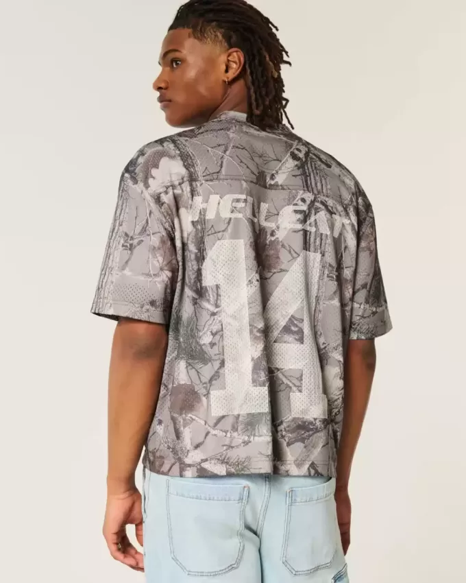 Tricou grafic Dodge Boxy Crop Camo Tricou grafic Dodge Boxy Crop Camo