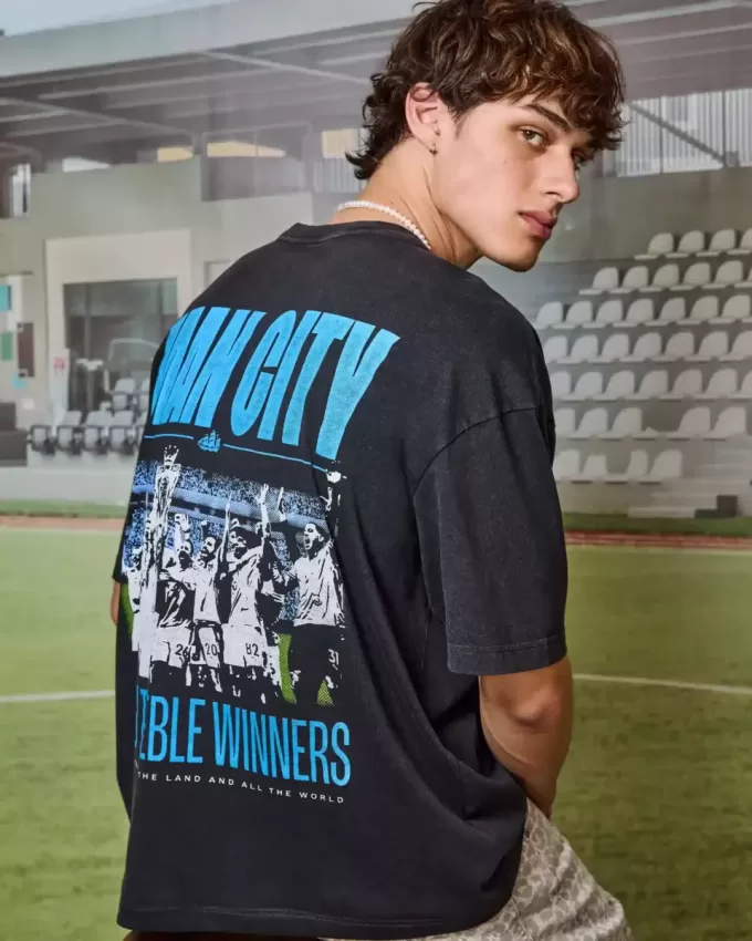 Tricou grafic Manchester City Tricou grafic Manchester City