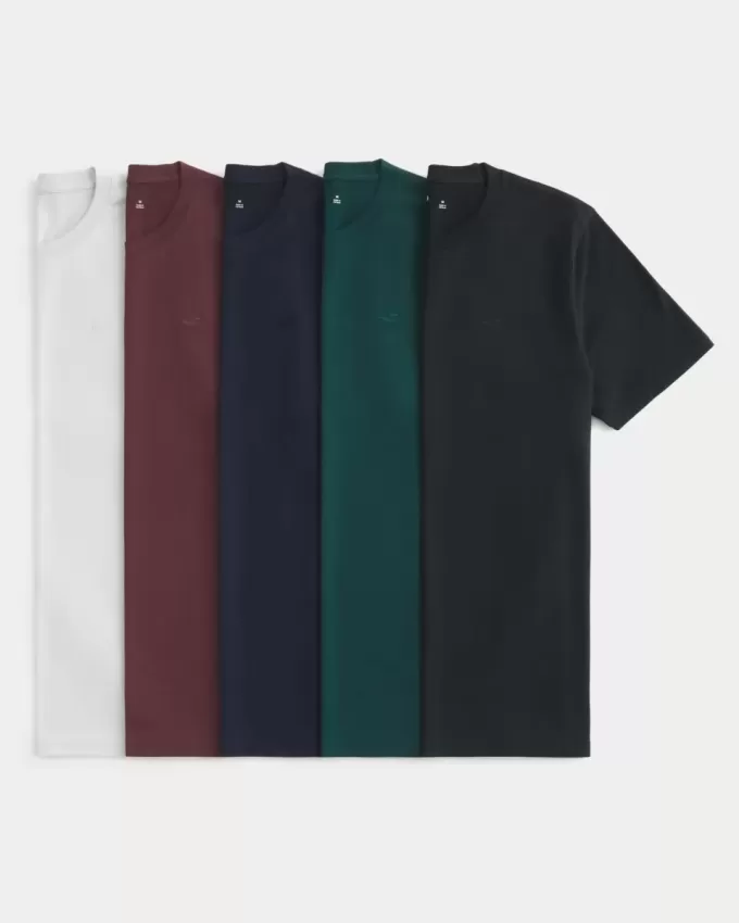 Tricou Icon Crew, pachet de 5