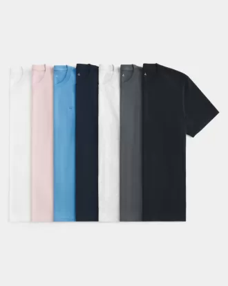 Tricou Icon Crew, pachet de 7