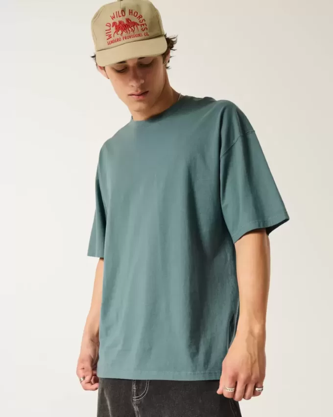 Tricou largi din bumbac Tricou largi din bumbac