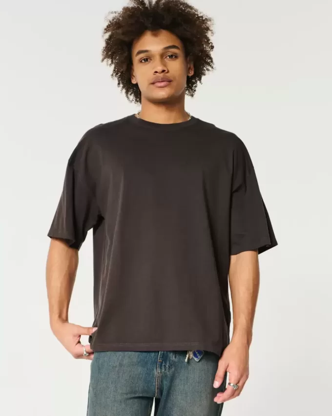 Tricou largi din bumbac Tricou largi din bumbac