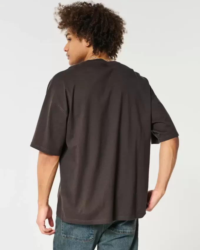 Tricou largi din bumbac Tricou largi din bumbac