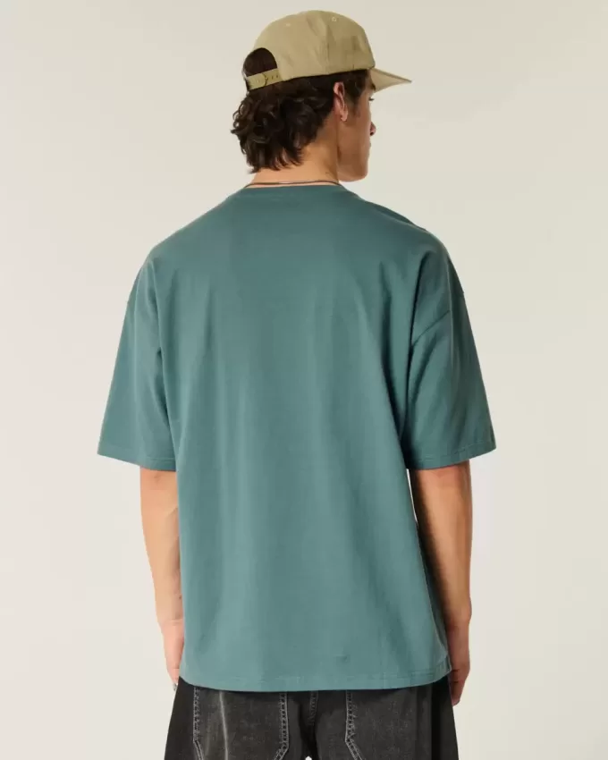 Tricou largi din bumbac Tricou largi din bumbac