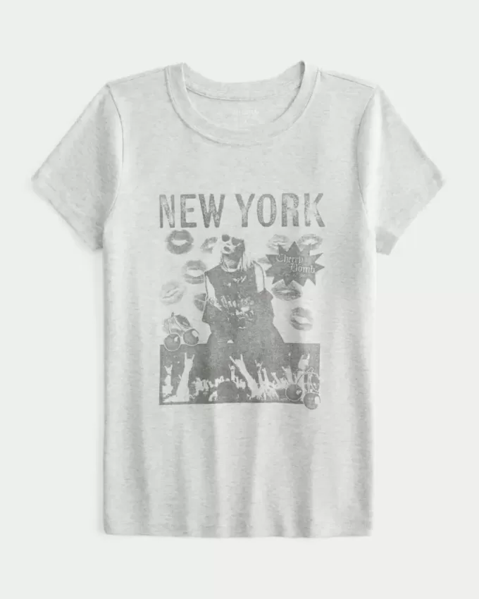 Tricou pentru bebeluși cu grafic New York Tricou pentru bebeluși cu grafic New York