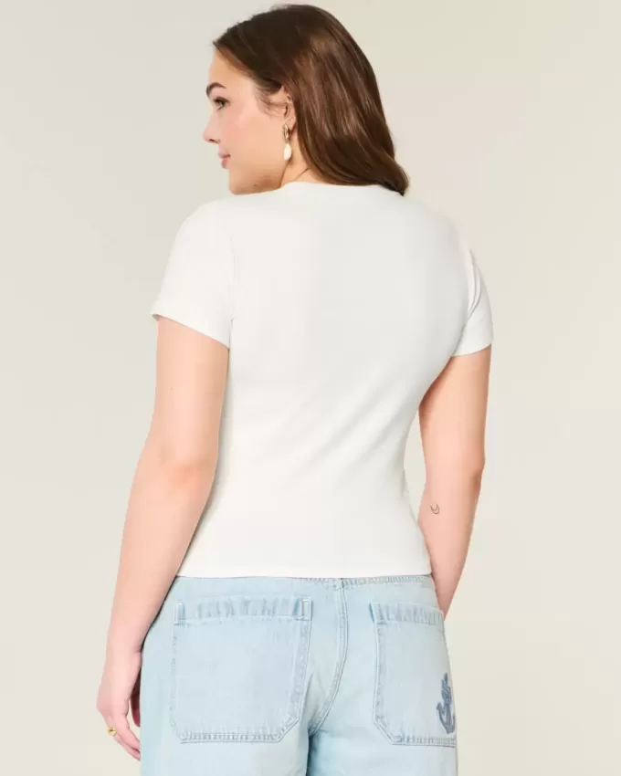 Tricou pentru bebeluși cu grafic Ribbed Surf Club Tricou pentru bebeluși cu grafic Ribbed Surf Club