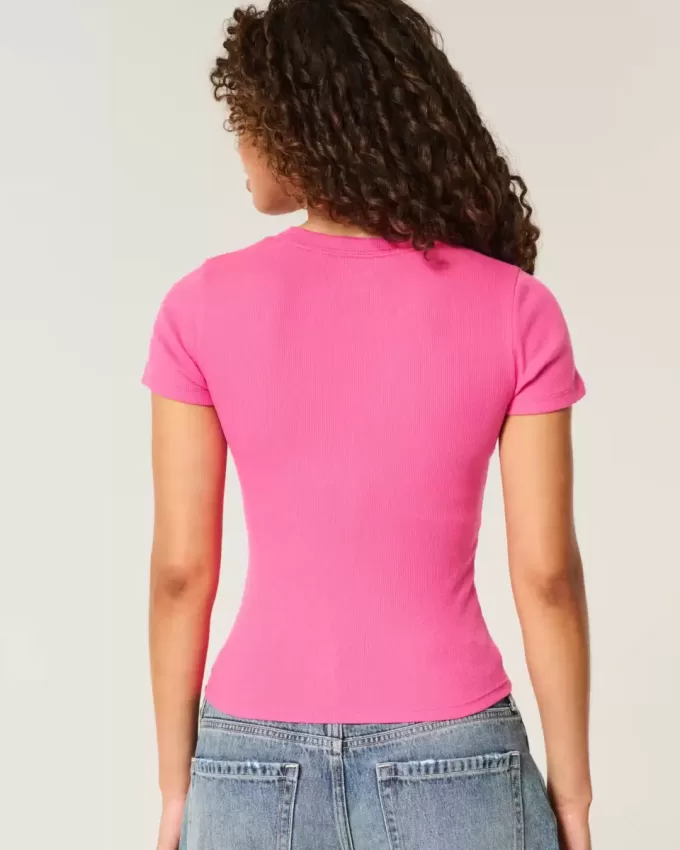 Tricou pentru bebeluși cu numere cu nervuri Tricou pentru bebeluși cu numere cu nervuri
