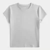 Tricou pentru bebeluși cu paragate din țesătură moale și elastică Tricou pentru bebeluși cu paragate din țesătură moale și elastică