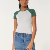 Tricou pentru bebeluși cu paragate din material fără cusături Tricou pentru bebeluși cu paragate din material fără cusături