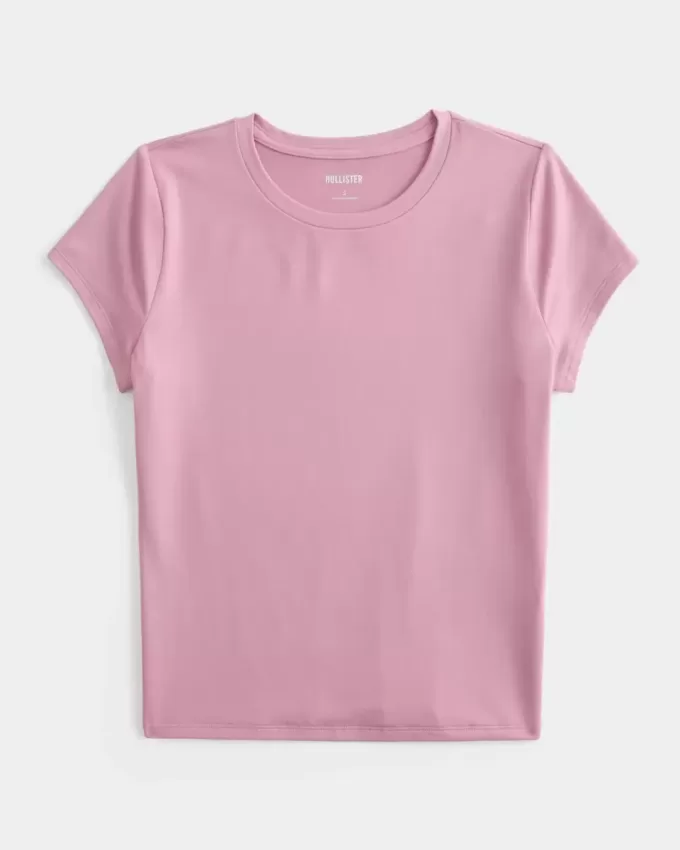 Tricou pentru bebeluși din material elastic, fără cusături Tricou pentru bebeluși din material elastic, fără cusături