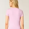 Tricou pentru bebeluși din material elastic, fără cusături Tricou pentru bebeluși din material elastic, fără cusături