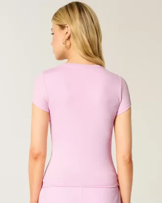 Tricou pentru bebeluși din material elastic, fără cusături