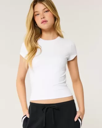 Tricou pentru bebeluși din material elastic, fără sudură, moale