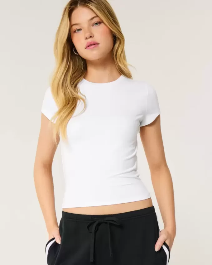 Tricou pentru bebeluși din material elastic, fără sudură, moale Tricou pentru bebeluși din material elastic, fără sudură, moale