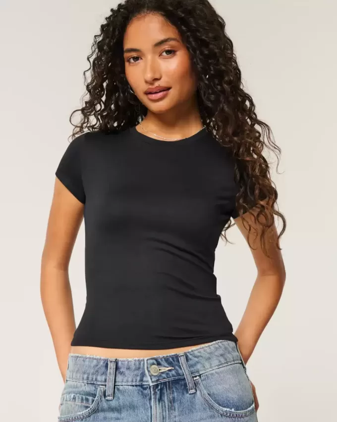 Tricou pentru bebeluși din material elastic, fără sudură, moale Tricou pentru bebeluși din material elastic, fără sudură, moale