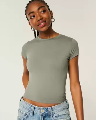 Tricou pentru bebeluși din material elastic, fără sudură, moale