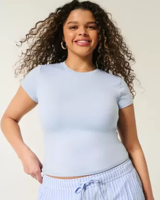 Tricou pentru bebeluși din material elastic, fără sudură, moale
