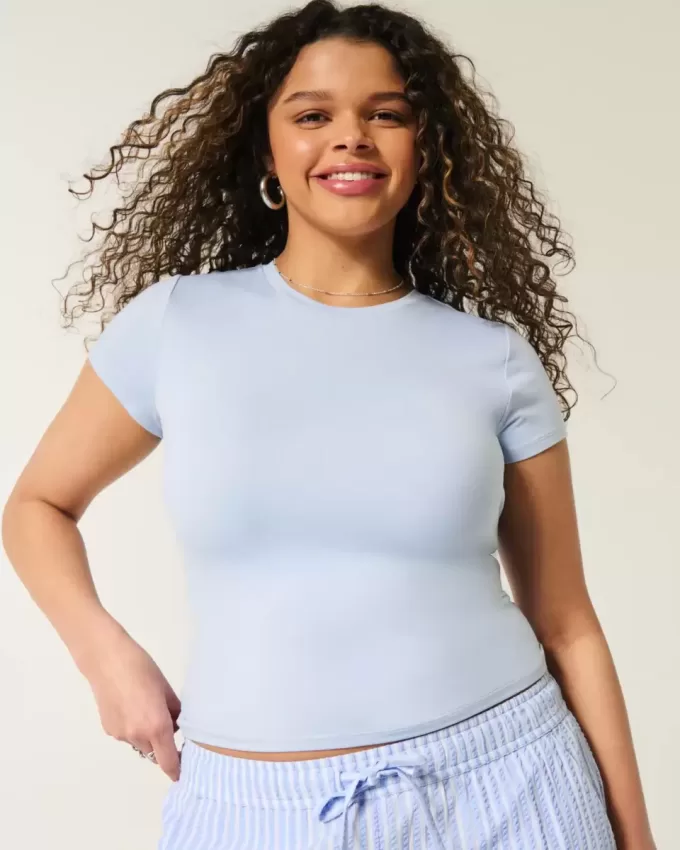 Tricou pentru bebeluși din material elastic, fără sudură, moale Tricou pentru bebeluși din material elastic, fără sudură, moale