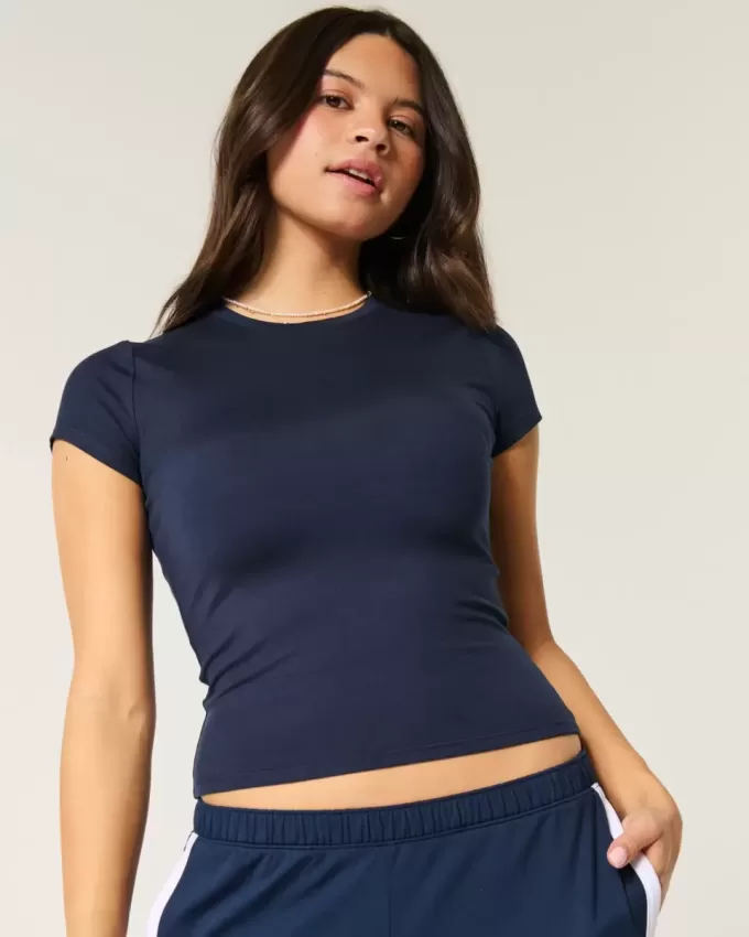 Tricou pentru bebeluși din material elastic, fără sudură, moale Tricou pentru bebeluși din material elastic, fără sudură, moale