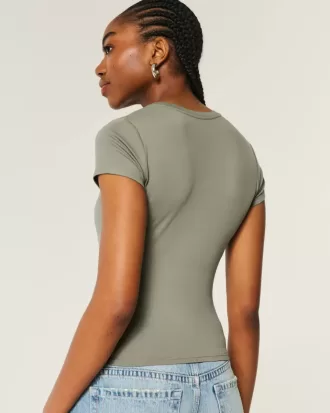 Tricou pentru bebeluși din material elastic, fără sudură, moale