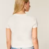 Tricou ușor pentru bebeluși cu mânecă scurtă Doe Print Crew Tricou ușor pentru bebeluși cu mânecă scurtă Doe Print Crew