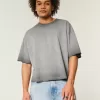 Tricou Washed Baggy Crop Crew Tricou Washed Baggy Crop Crew