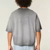 Tricou Washed Baggy Crop Crew Tricou Washed Baggy Crop Crew