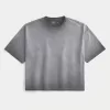 Tricou Washed Baggy Crop Crew Tricou Washed Baggy Crop Crew