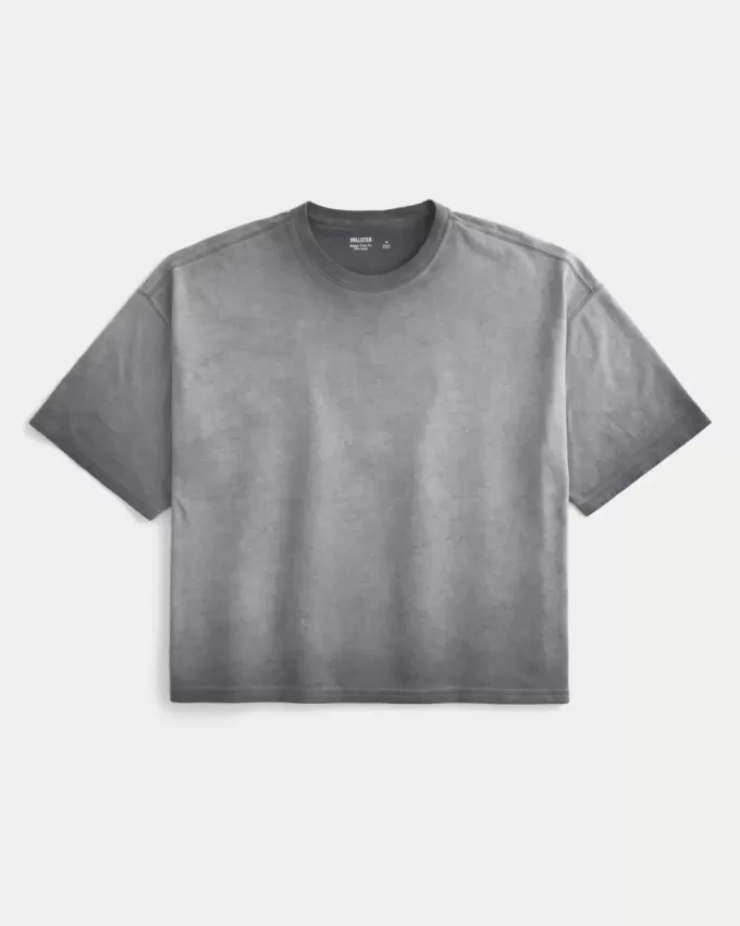 Tricou Washed Baggy Crop Crew Tricou Washed Baggy Crop Crew