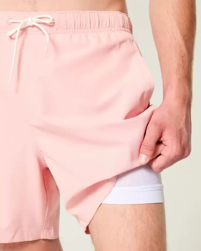 Trunchi de baie Hawaii Graphic pentru volei la mijlocul coapsei Trunchi de baie Hawaii Graphic pentru volei la mijlocul coapsei
