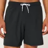 Trunchi de baie Seersucker Volley la mijlocul coapsei Trunchi de baie Seersucker Volley la mijlocul coapsei