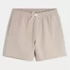 Trunchi de baie Seersucker Volley la mijlocul coapsei