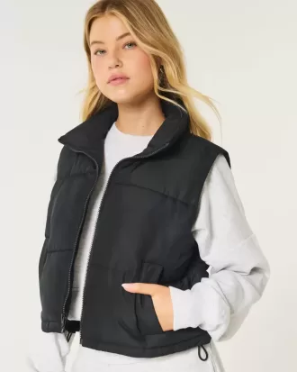 Vestă puf mini cu fermoar Vestă puf mini cu fermoar