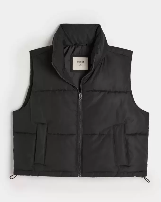 Vestă puf mini cu fermoar Vestă puf mini cu fermoar